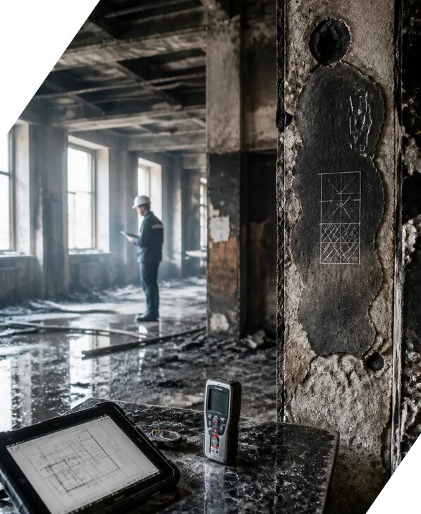 Обследование зданий после пожара в Острогожске от 15647 р. | ЭкспертизаРоссия